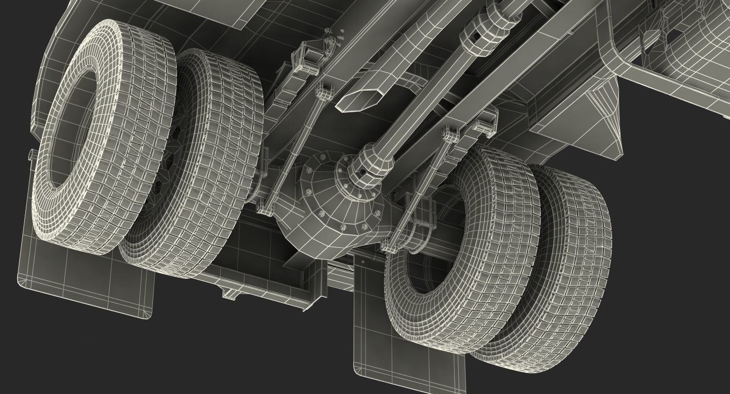 Generic Pickup Simple Interior 3D model_27