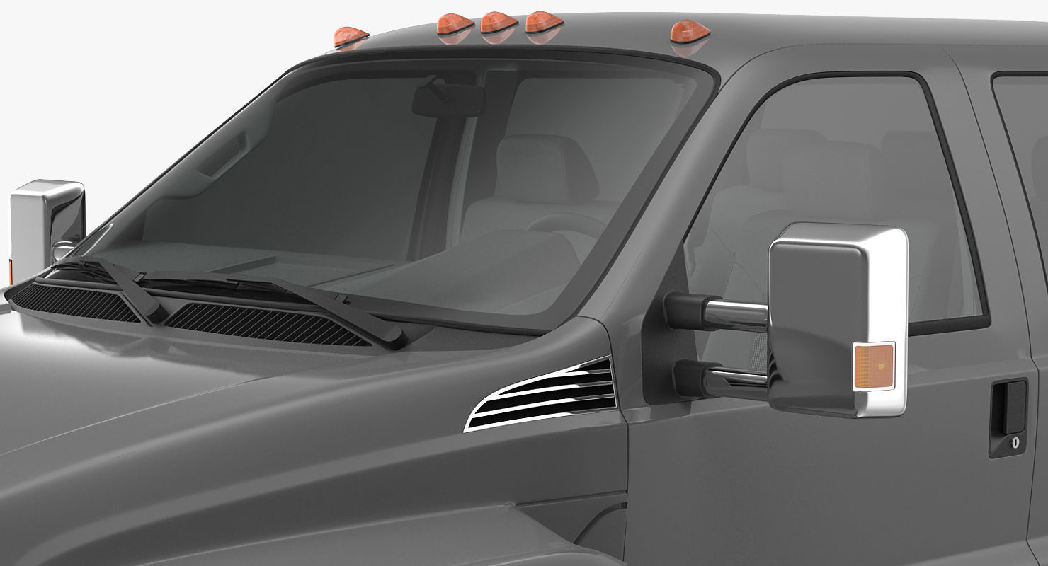 Generic Pickup Simple Interior 3D model_12