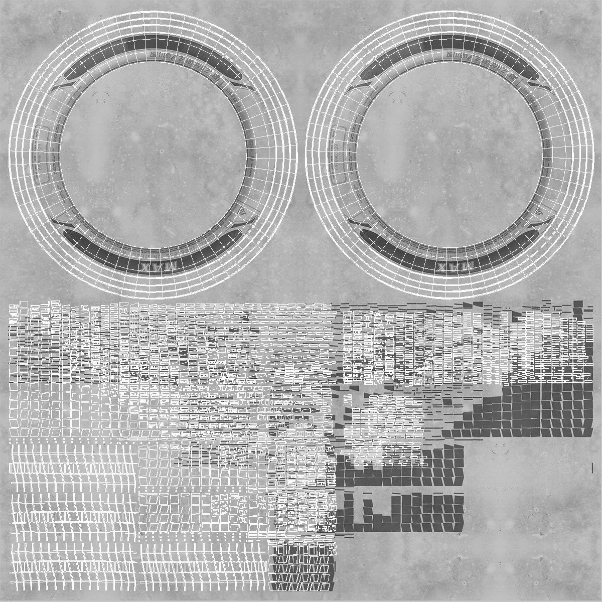 Generic Pickup Simple Interior 3D model_21