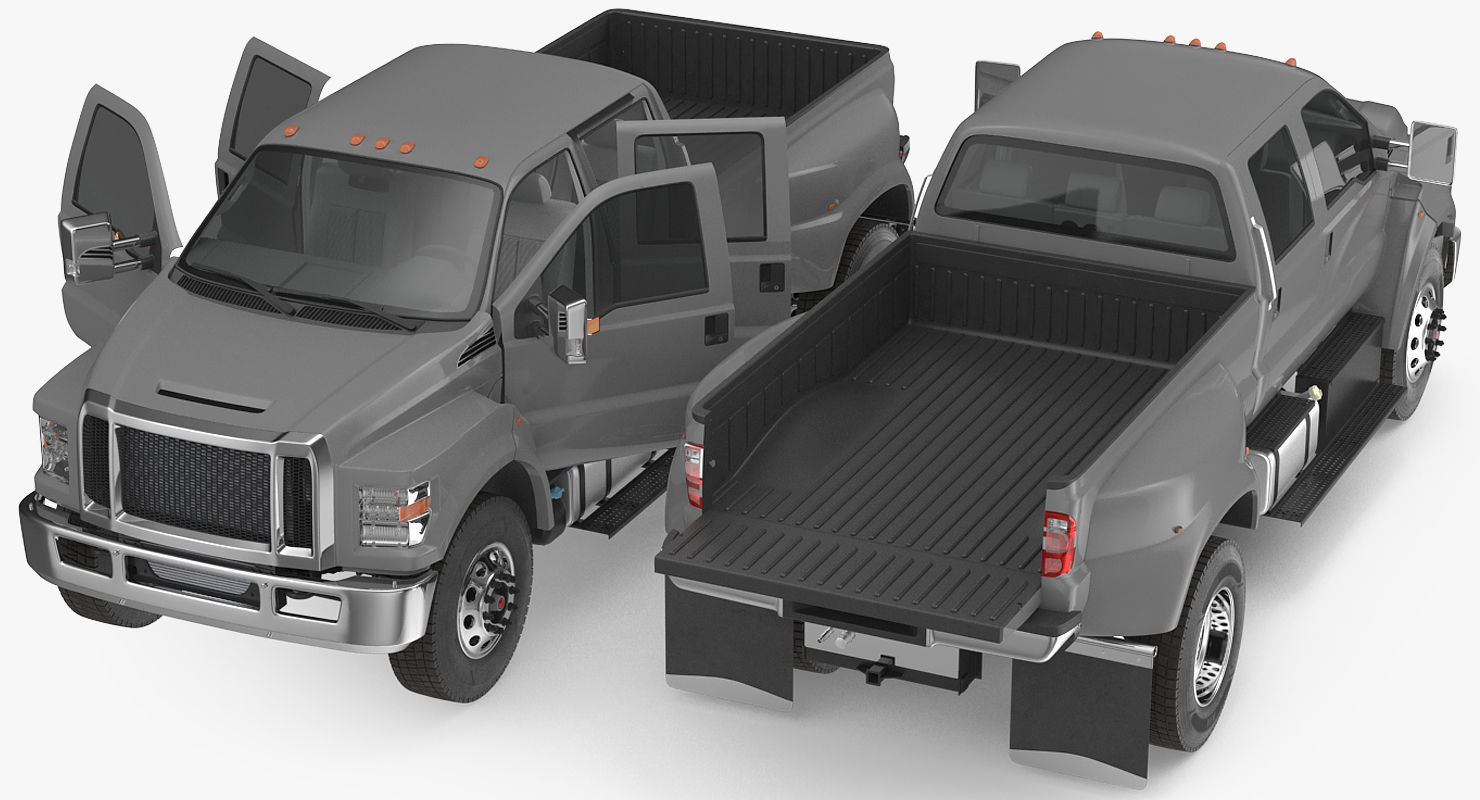 Generic Pickup Simple Interior 3D model_6