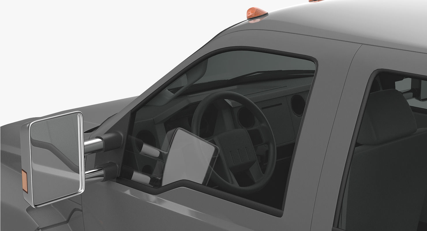 Generic Pickup Simple Interior 3D model_15