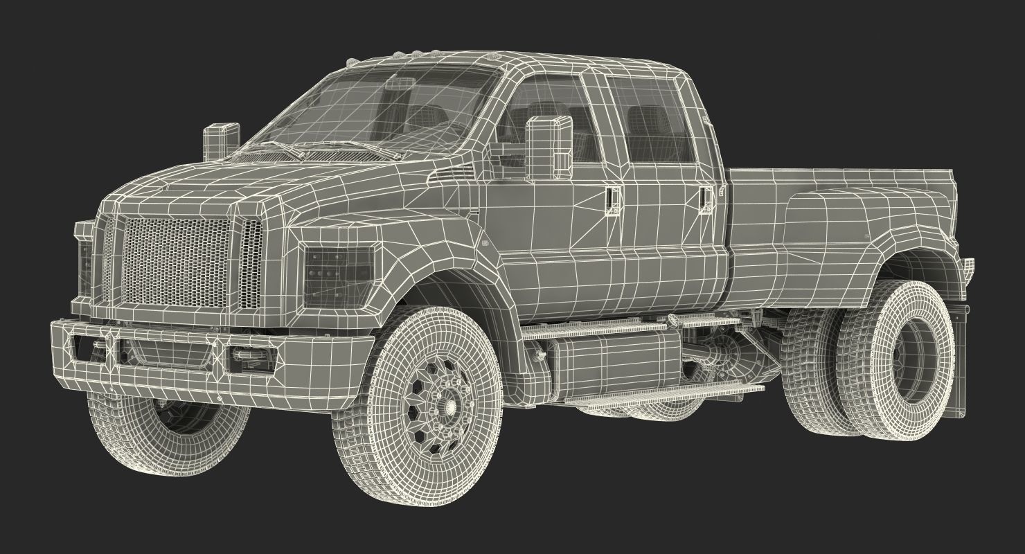 Generic Pickup Simple Interior 3D model_23