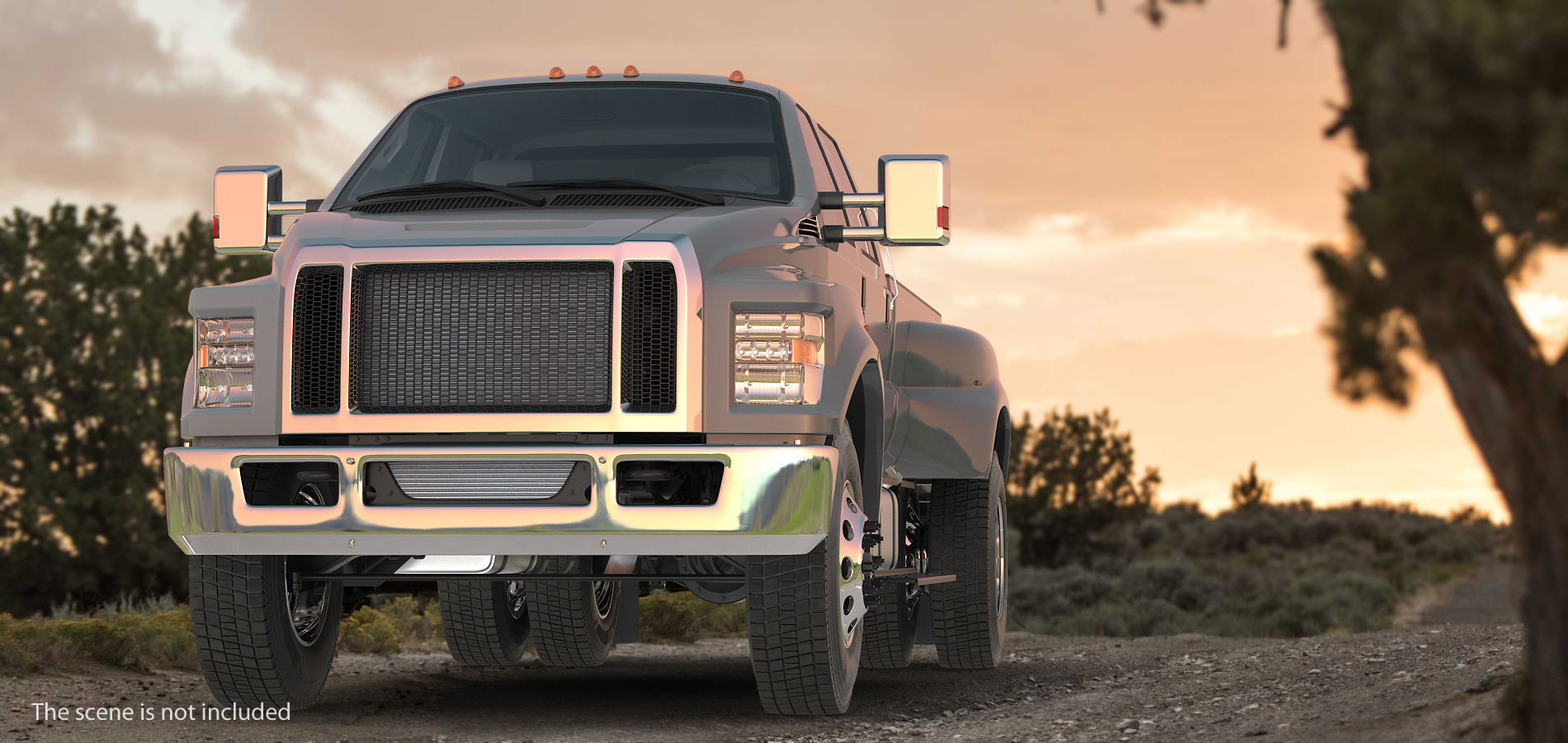 Generic Pickup Simple Interior 3D model_1