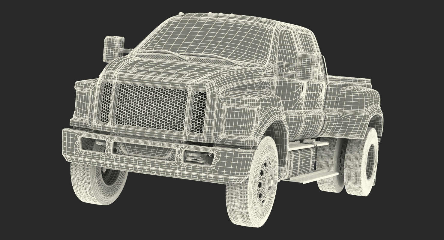 Generic Pickup Simple Interior 3D model_17