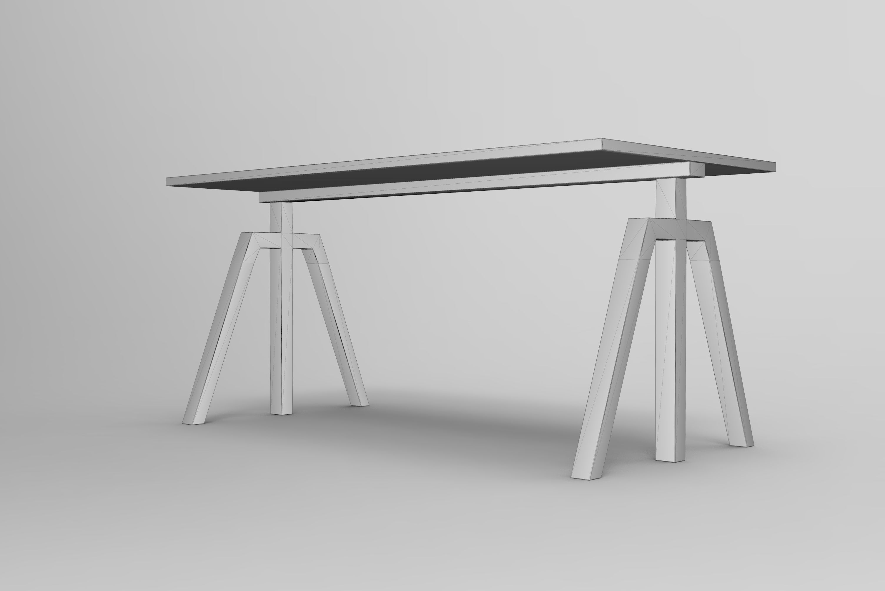Talo Table Low-poly 3D model_6