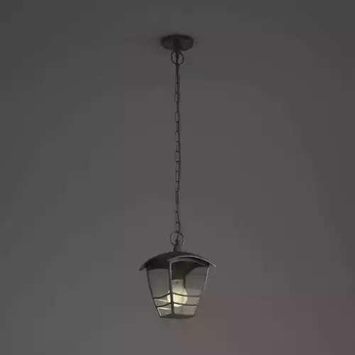 Metal Exterior Light Fixture 3D model