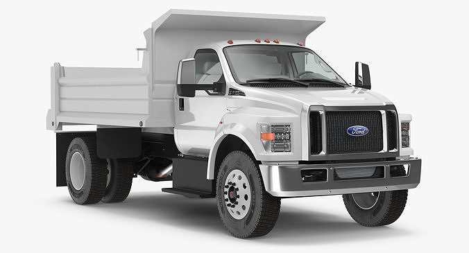 Ford F 650 2019 Tip Truck 3D model