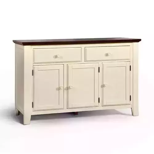 Dark Oak Laureus Rubberwood Sideboard