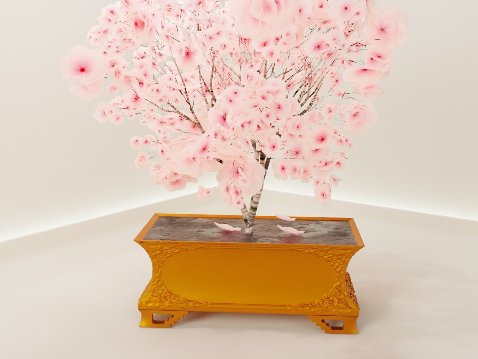 bonsai pot 68 3D print model_8