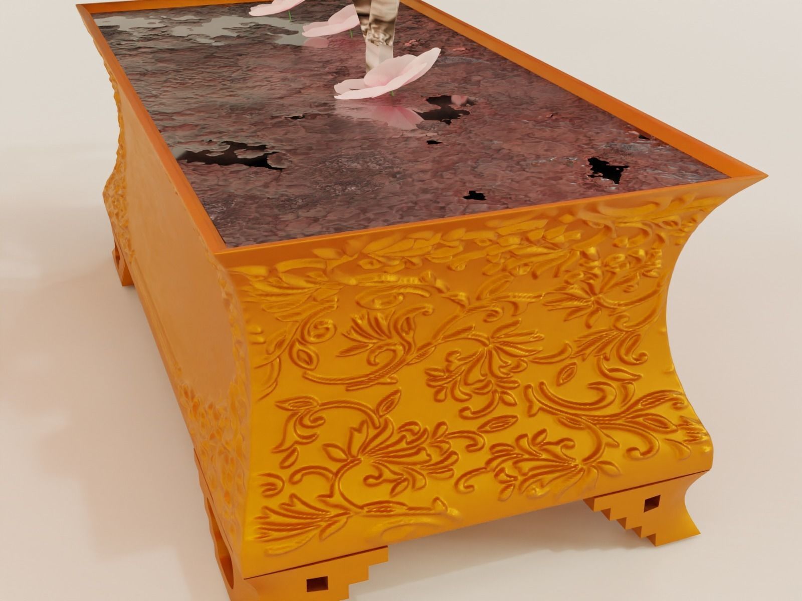 bonsai pot 68 3D print model_6