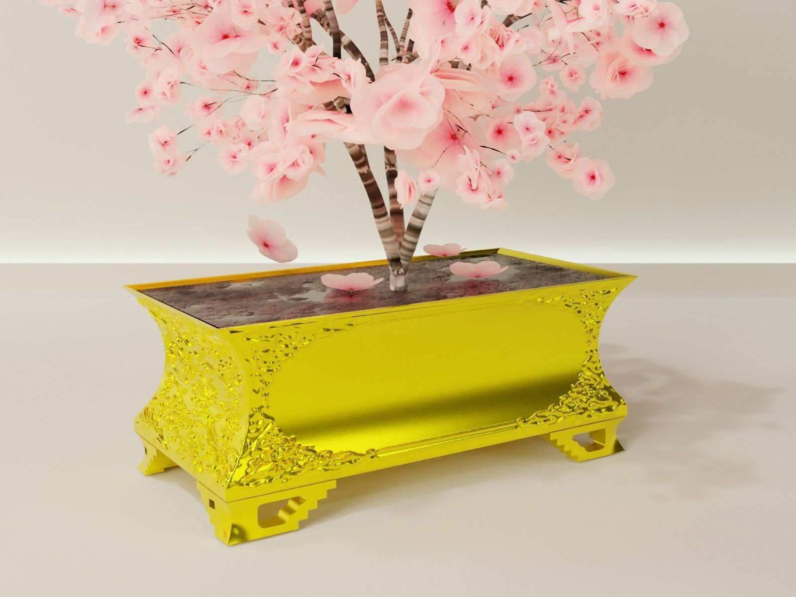 bonsai pot 68 3D print model_5