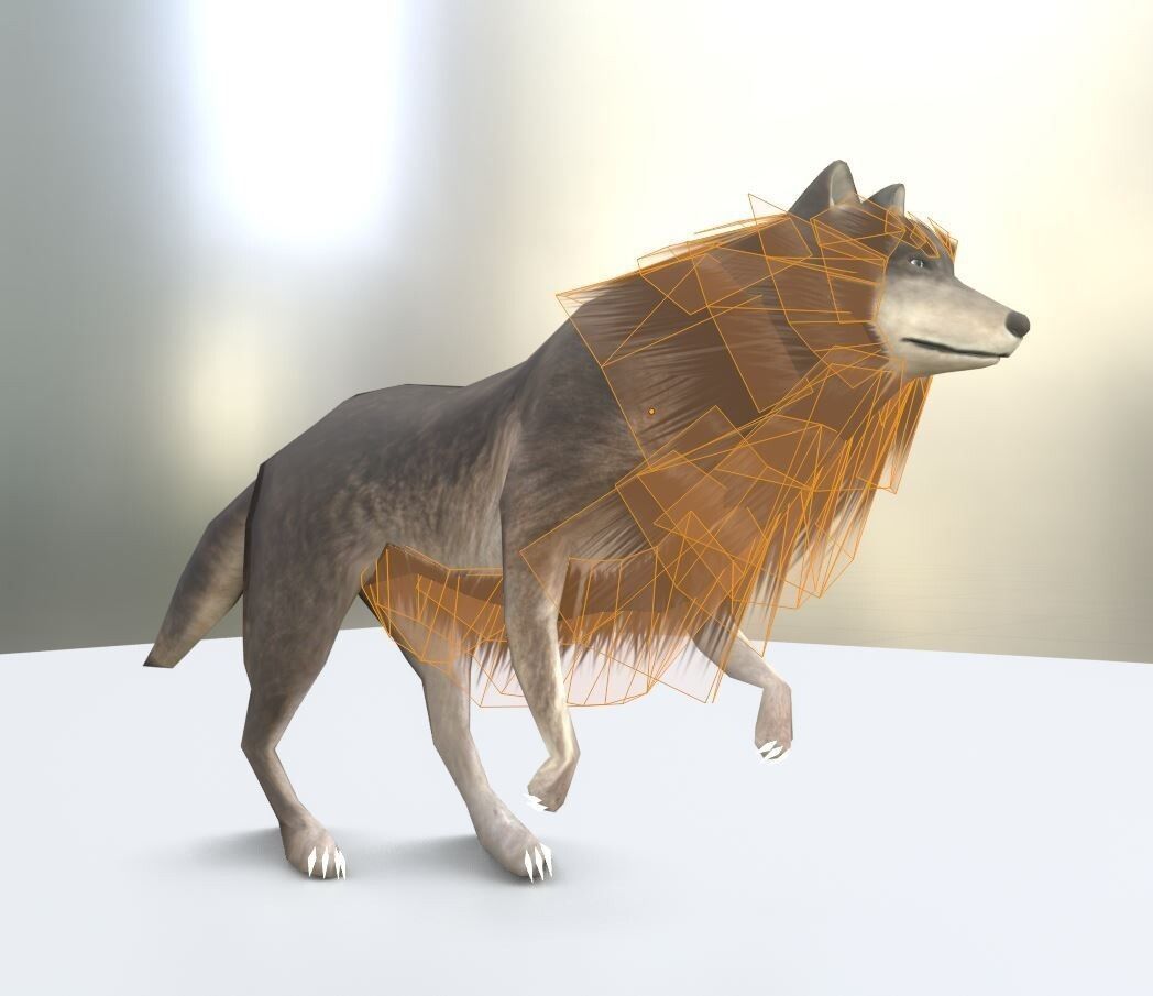 Game Ready Animals wolf 3D Model Collection_14