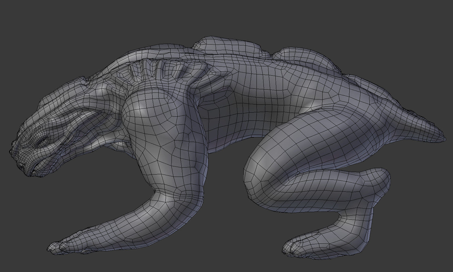 Game Ready Animals wolf 3D Model Collection_63