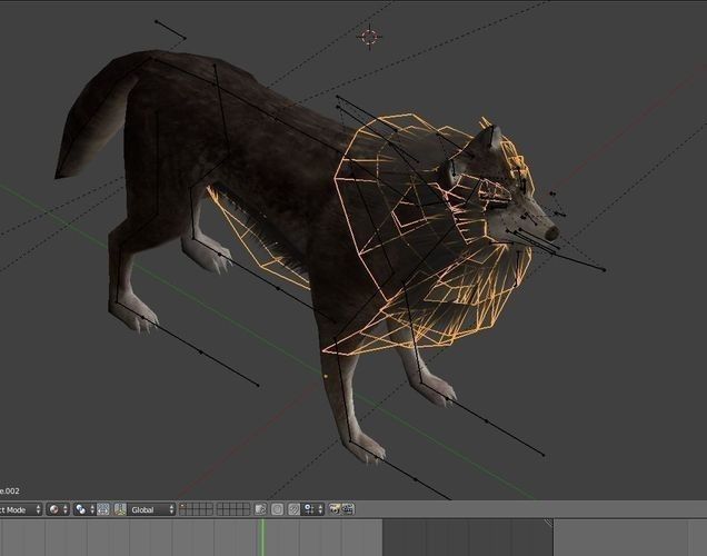 Game Ready Animals wolf 3D Model Collection_23