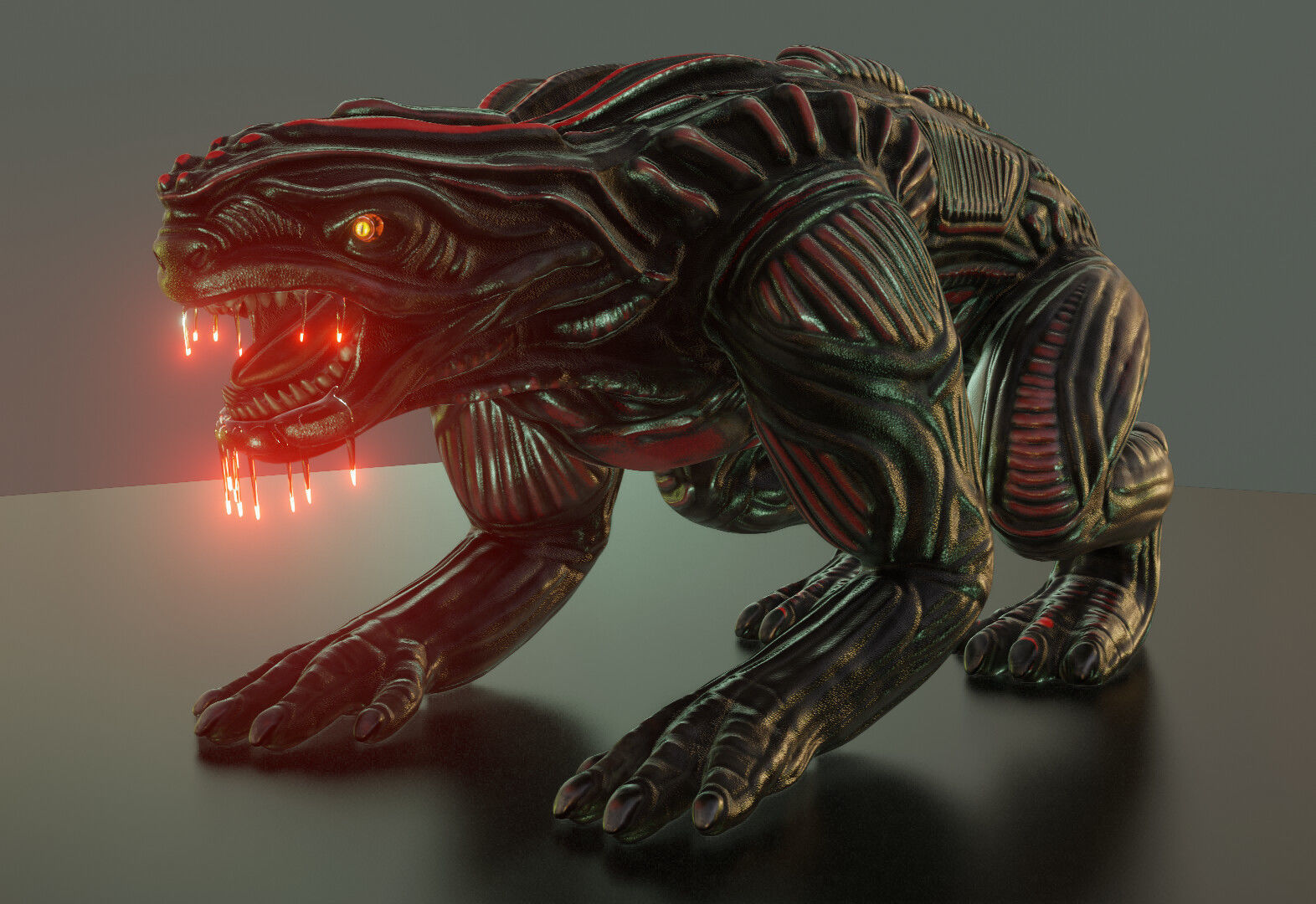 Game Ready Animals wolf 3D Model Collection_59