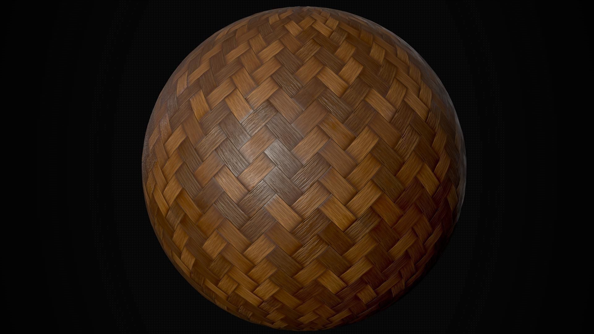 9 PBR Seamless Wicker Texture_6