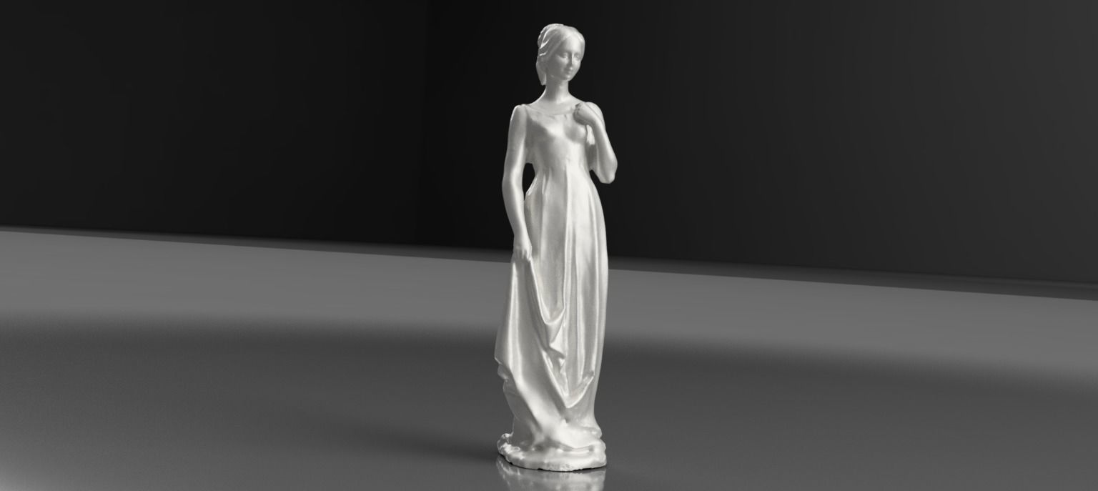Sculpture of Juliet - located in Verona - Italy 3D print model_1
