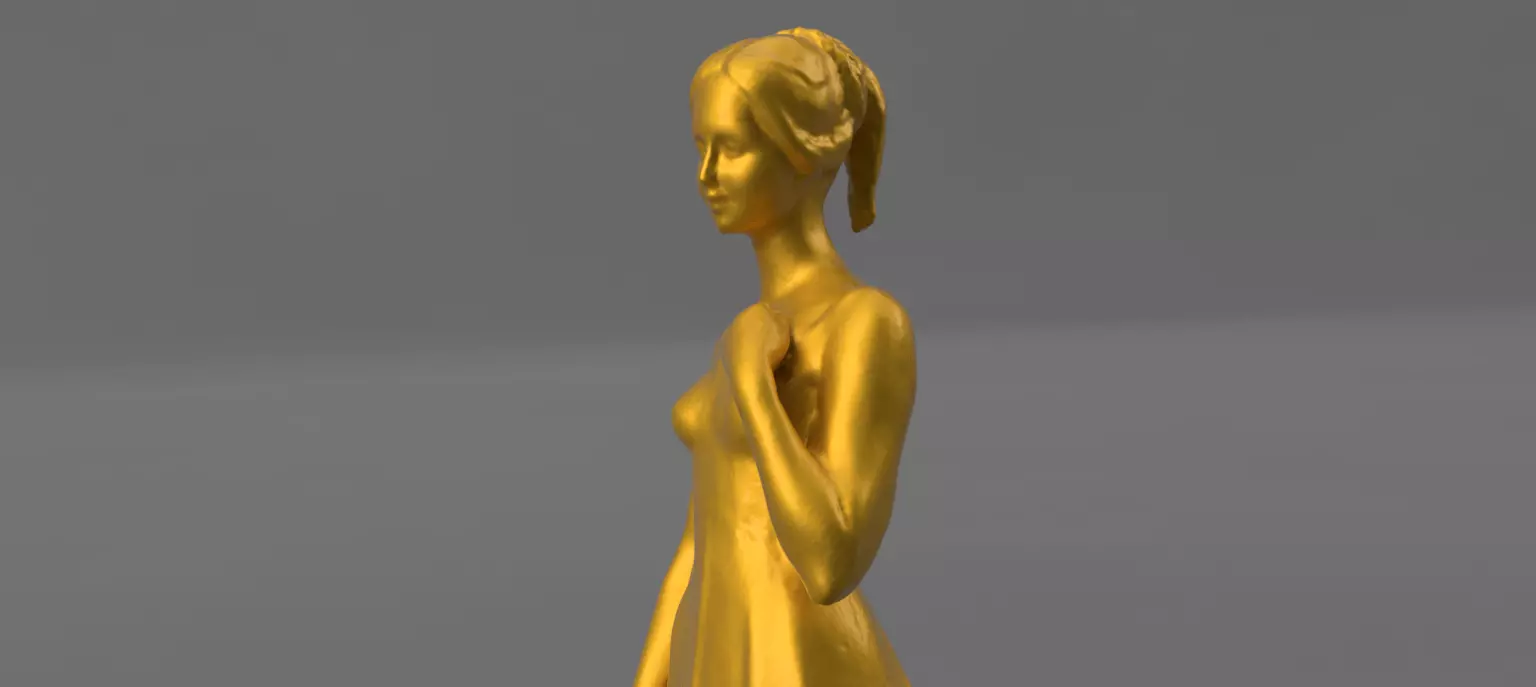 Sculpture of Juliet - located in Verona - Italy 3D print model_0
