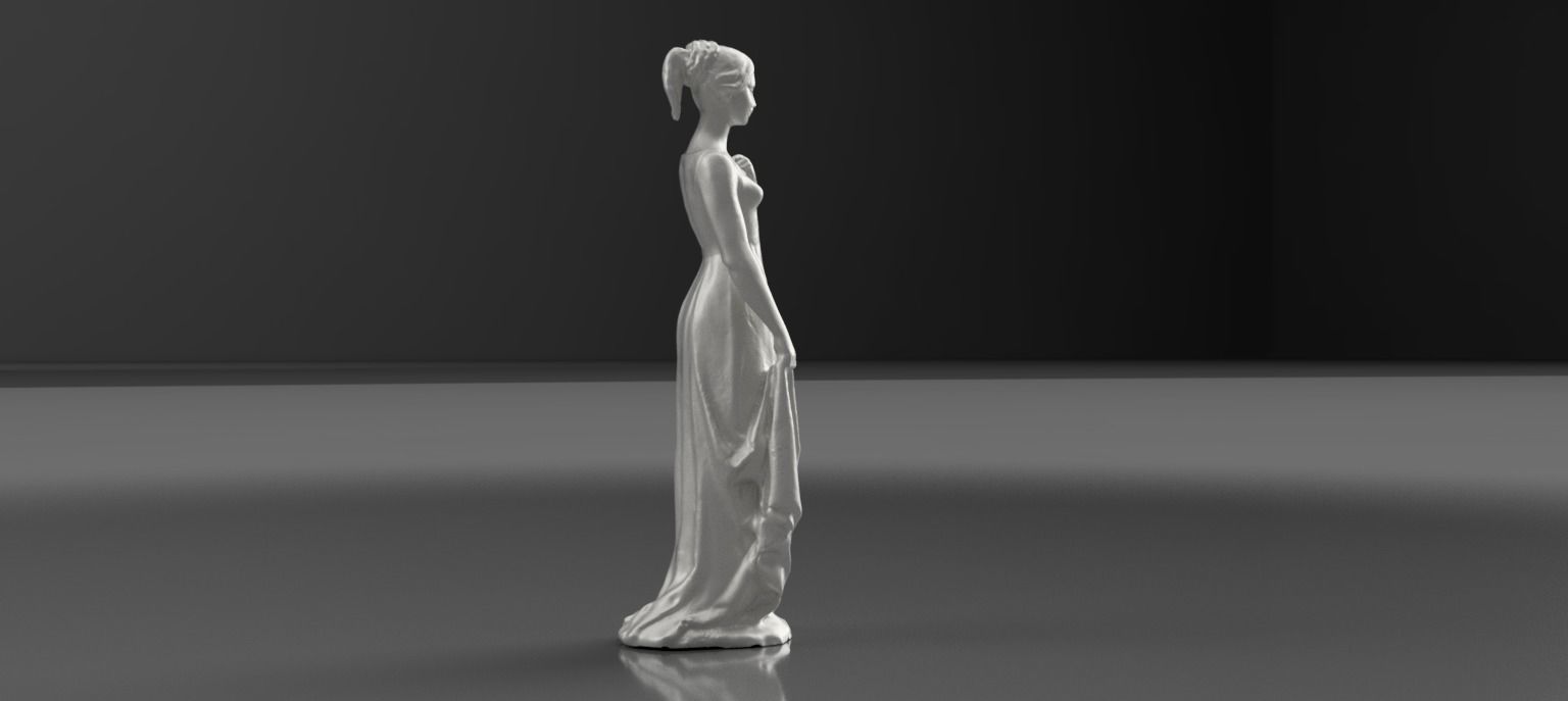 Sculpture of Juliet - located in Verona - Italy 3D print model_4