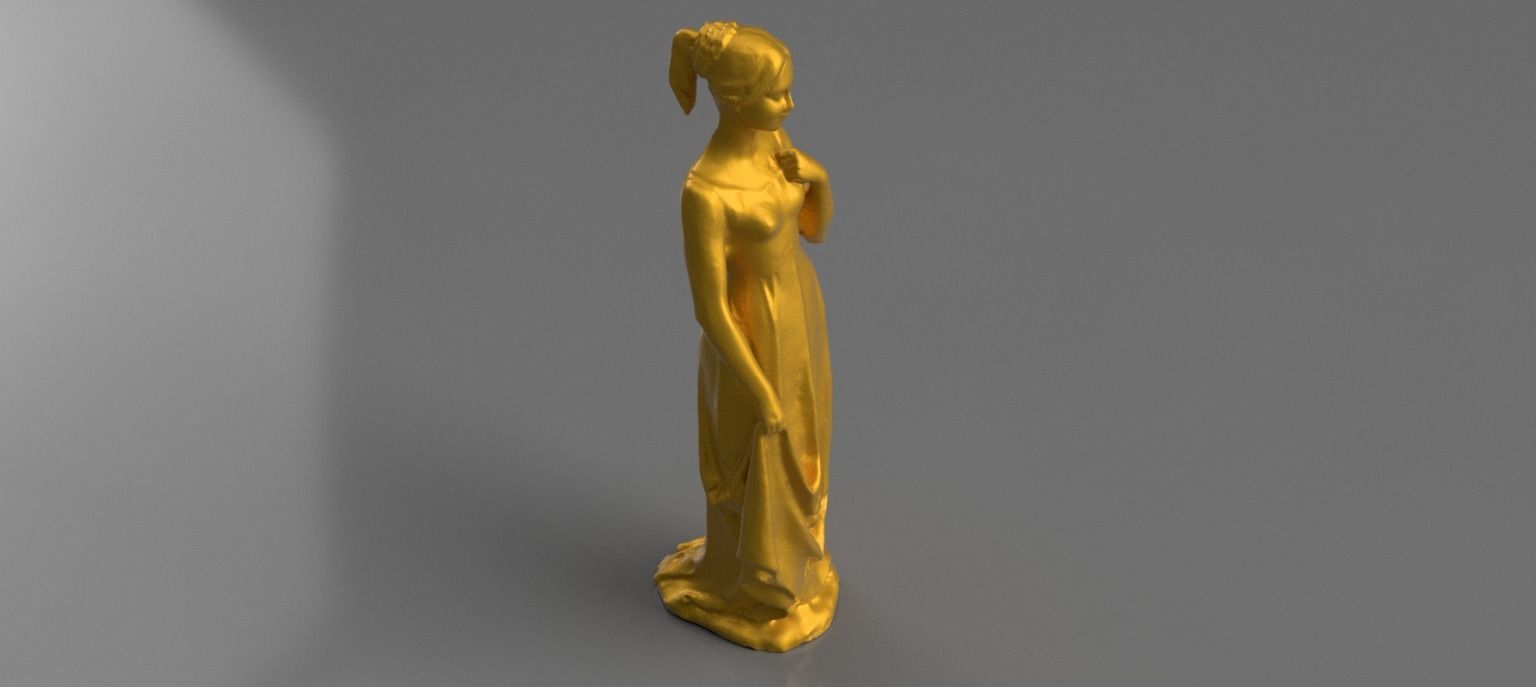 Sculpture of Juliet - located in Verona - Italy 3D print model_5