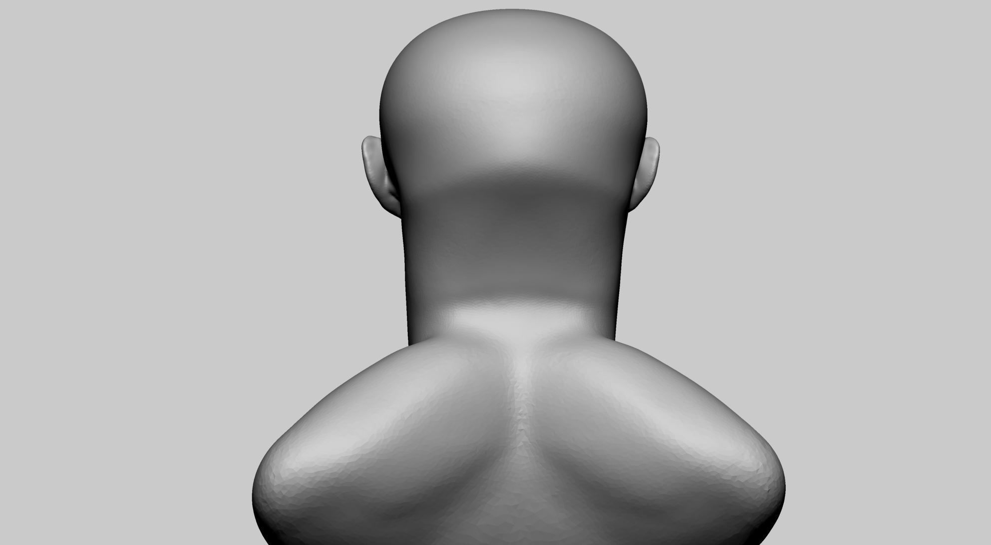 Stylized Creature Head 3D model_4