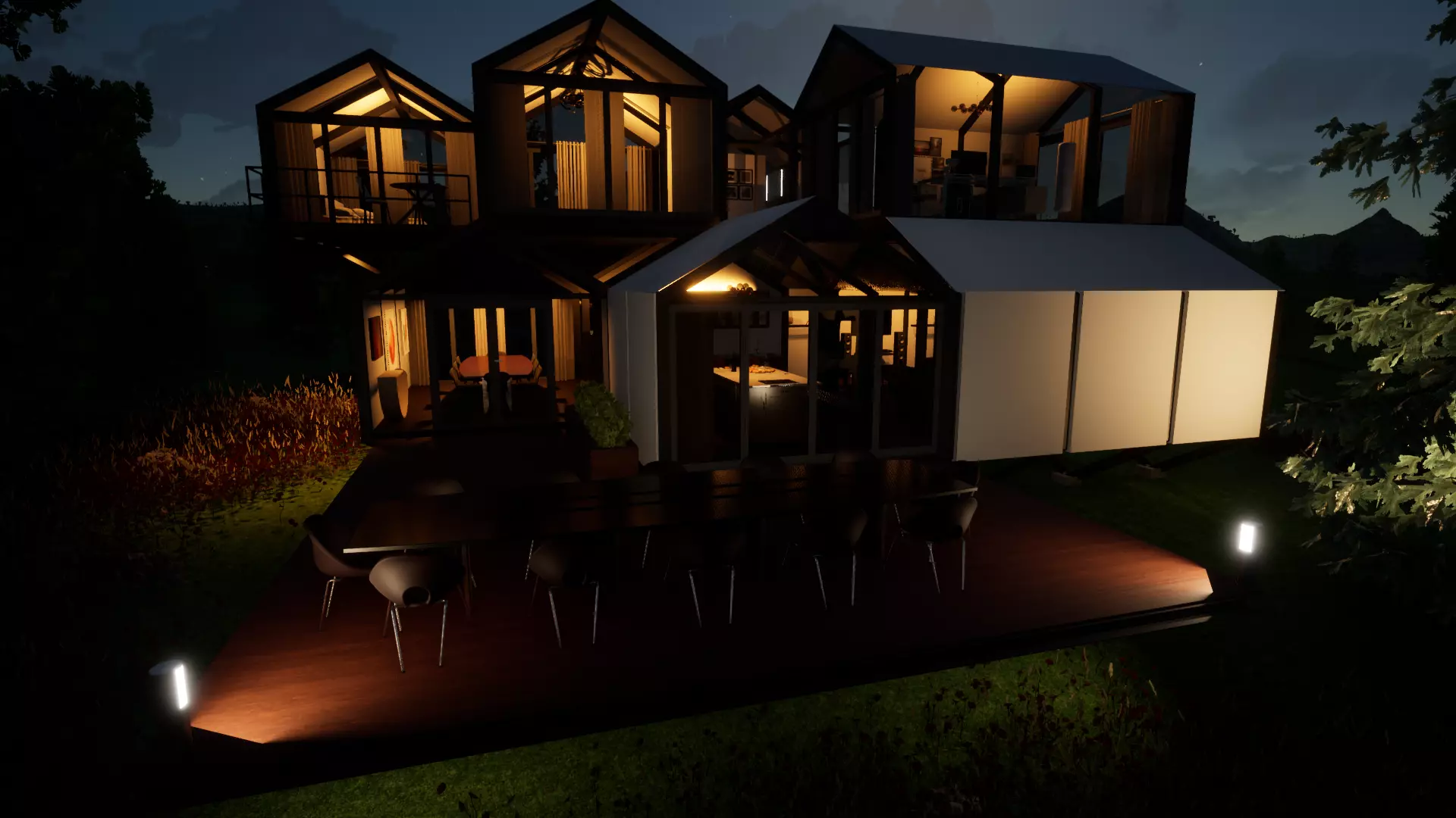 Modular Home Free 3D model_0