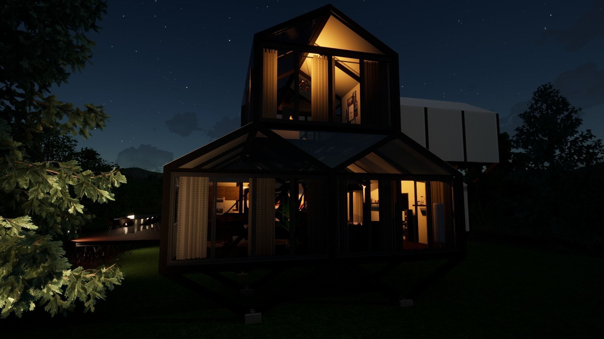 Modular Home Free 3D model_2
