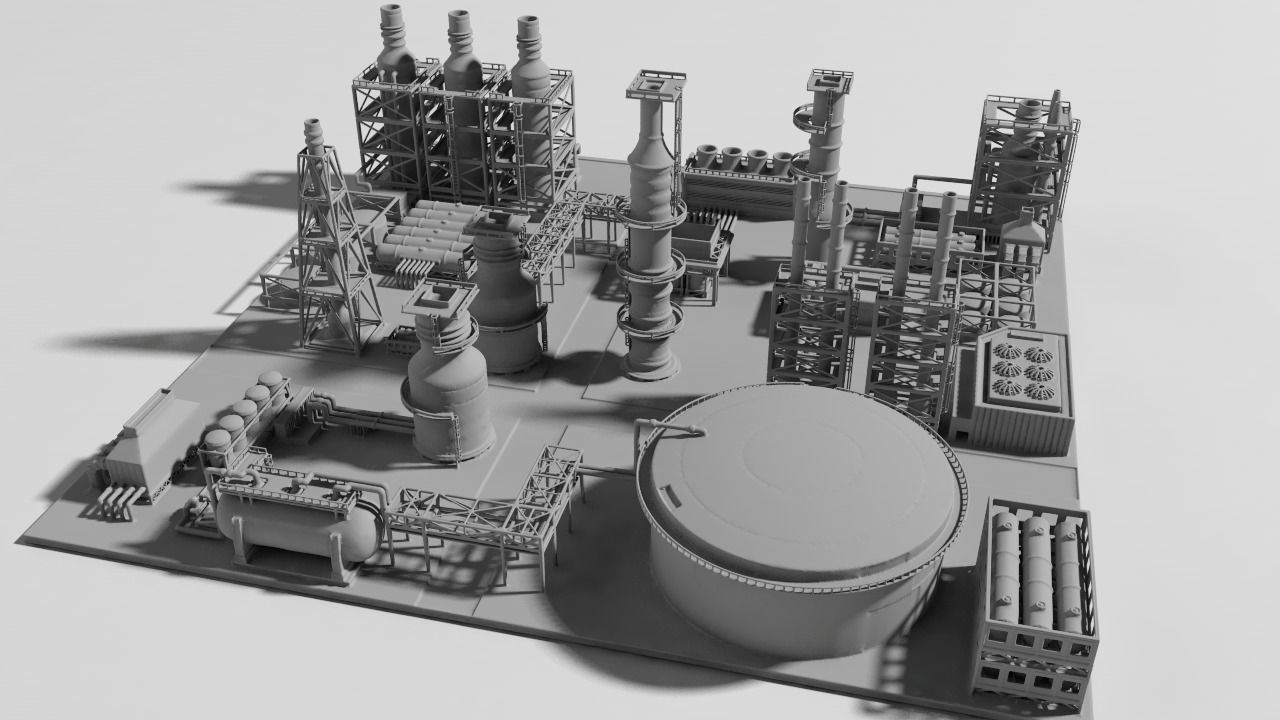 oil Factory for Print 3D print model_3