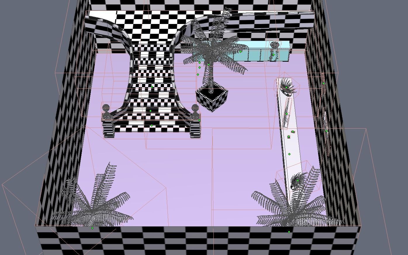 hostel 5 star location 3D model_5