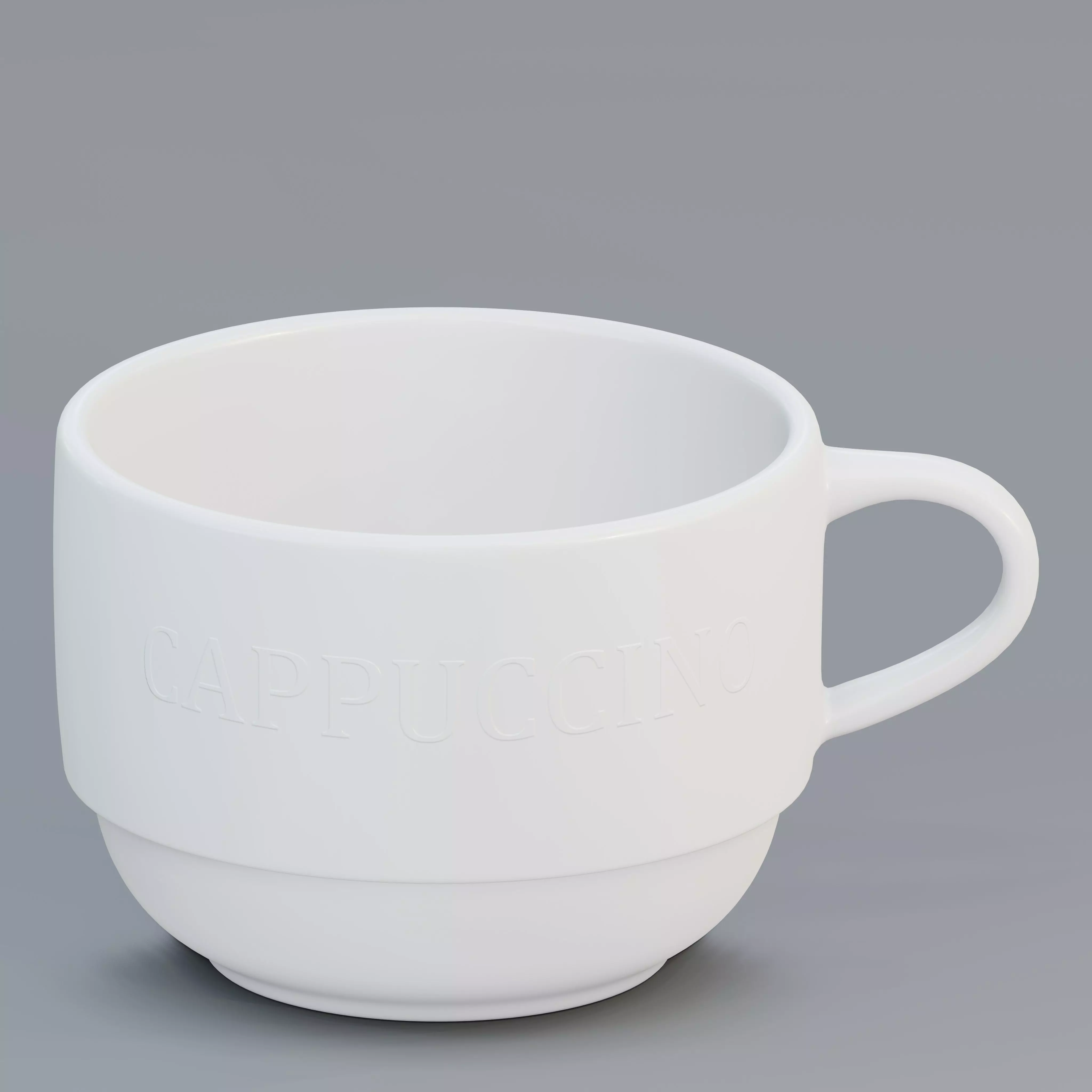 Free cappuccino cup Free 3D model