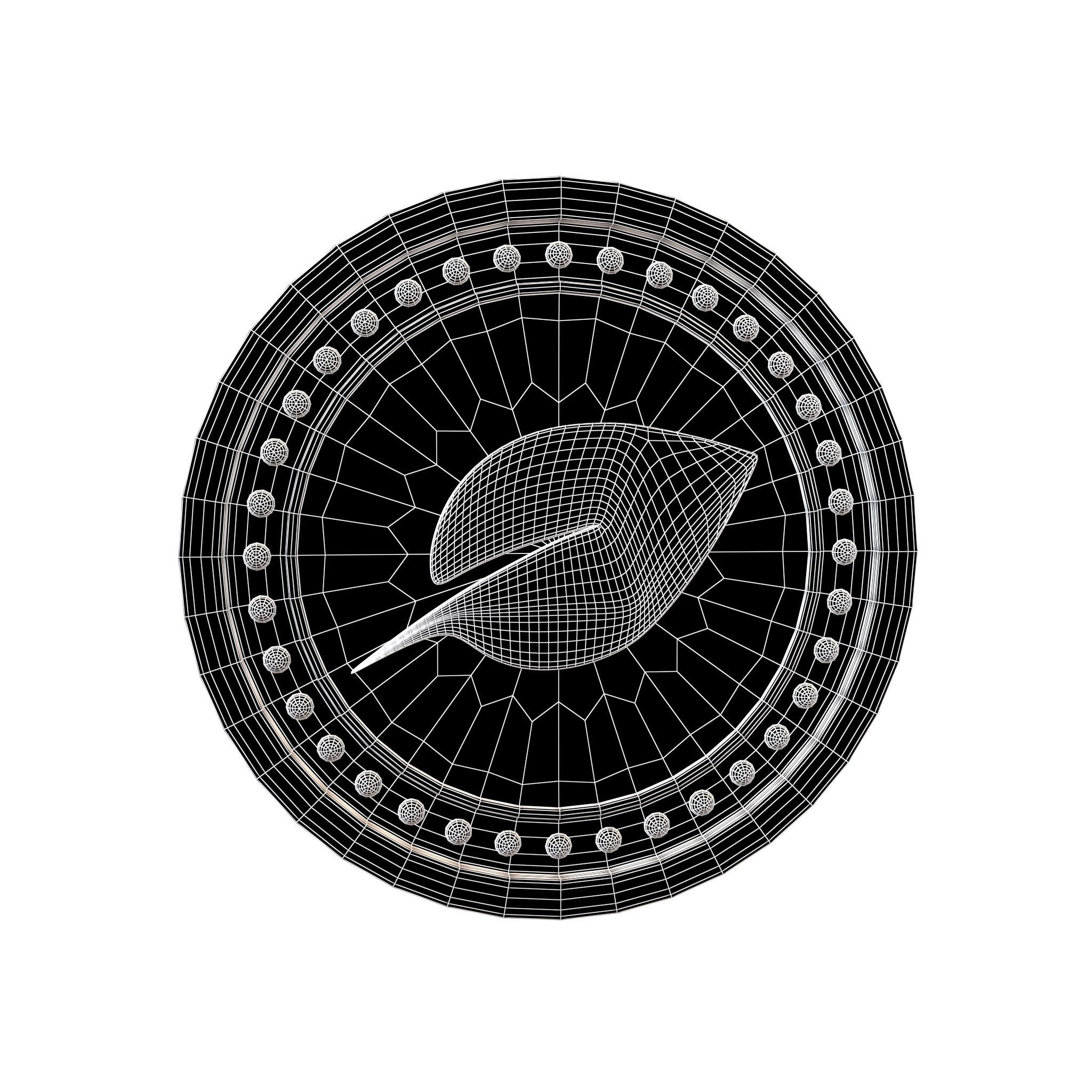 Chia Coin v5 001 Low-poly 3D model_6