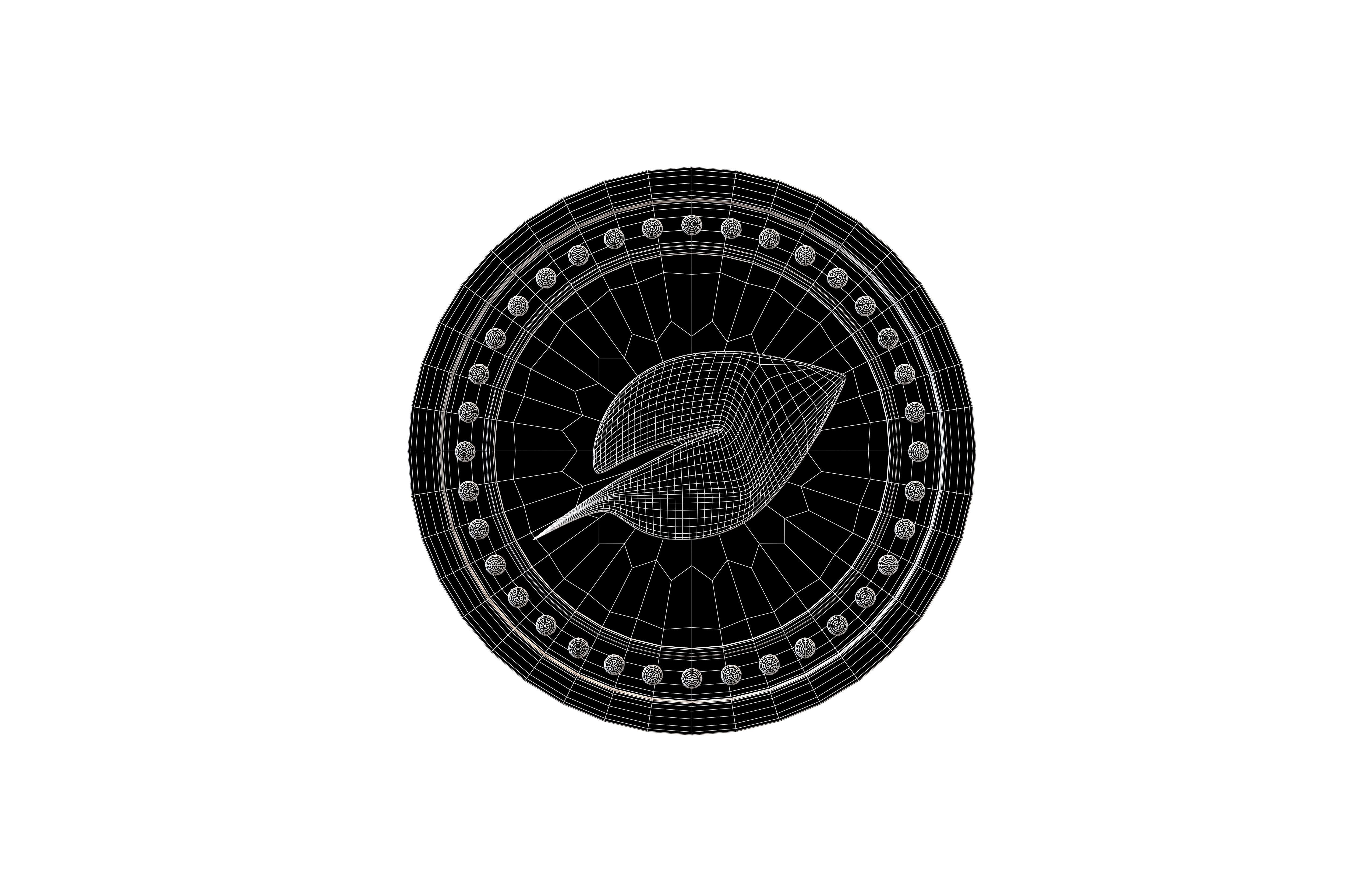 Chia Coin v5 001 Low-poly 3D model_4