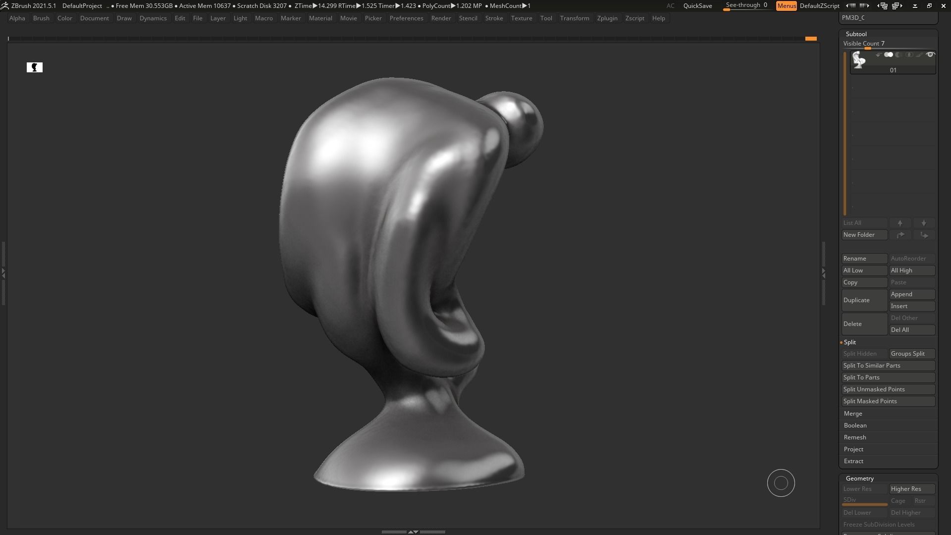 Modern Abstract Decorative sculpture 3d print model 67 3D print model_11