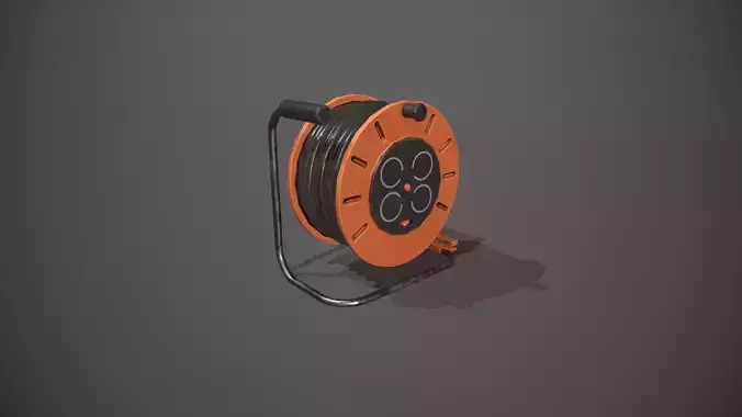 Black and Orange Extension Cable