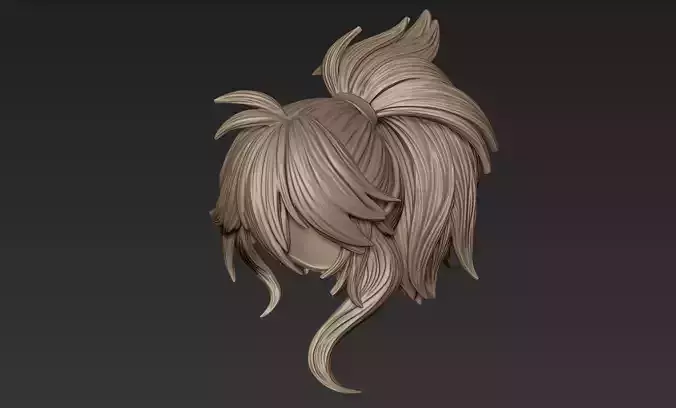 Hair 38 3D model