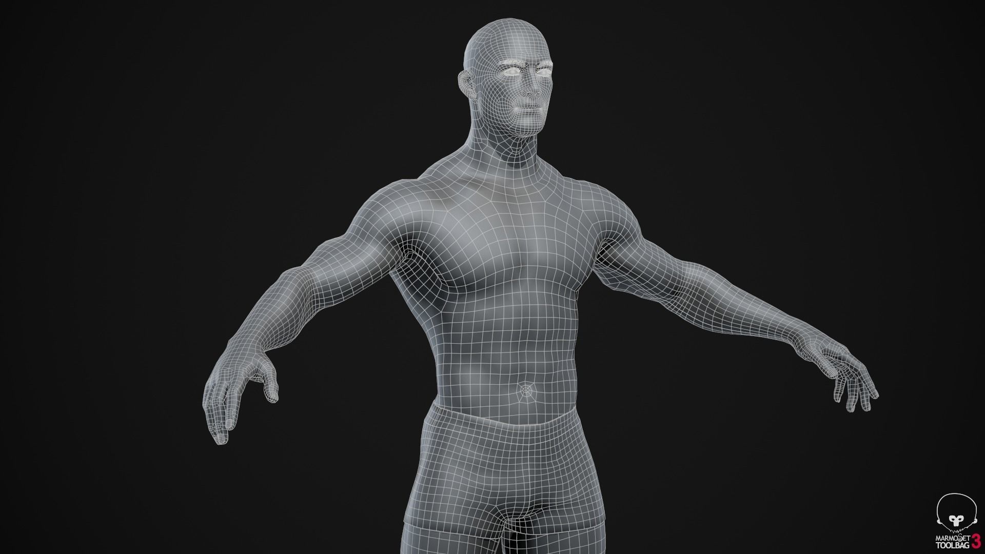 Muscle men pack 3D Model Collection_31