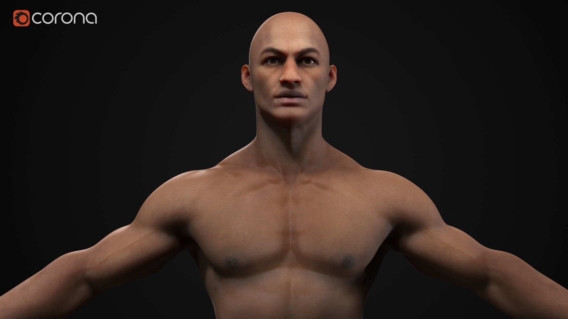 Muscle men pack 3D Model Collection_43