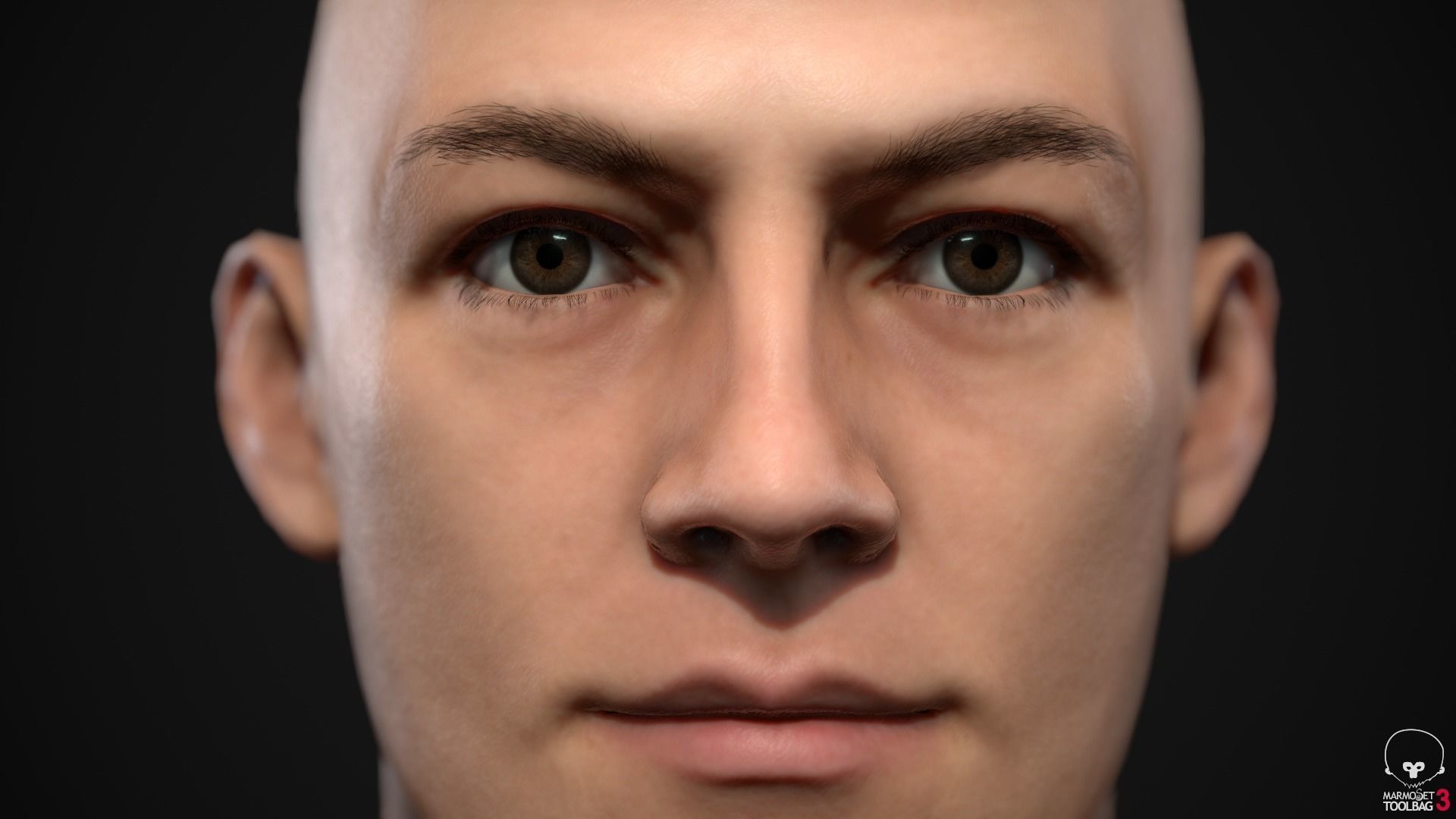 Muscle men pack 3D Model Collection_21