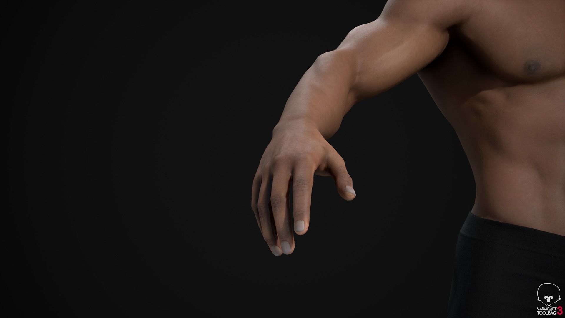 Muscle men pack 3D Model Collection_63