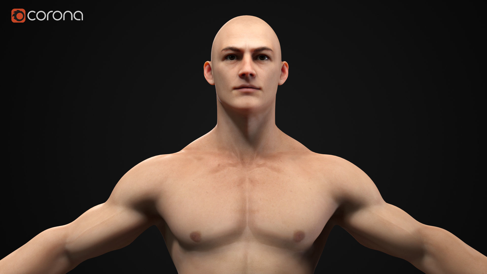 Muscle men pack 3D Model Collection_7