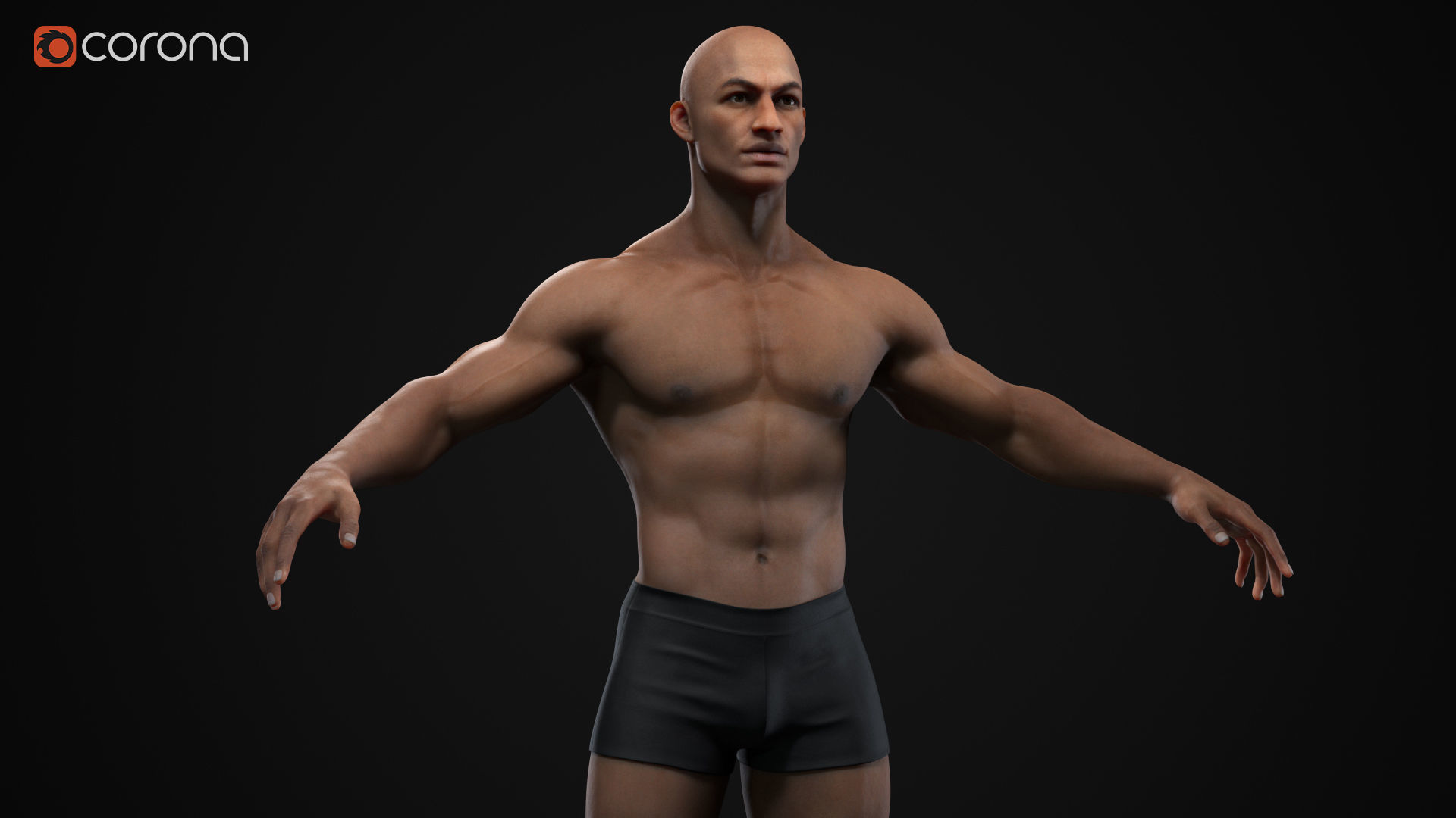 Muscle men pack 3D Model Collection_42