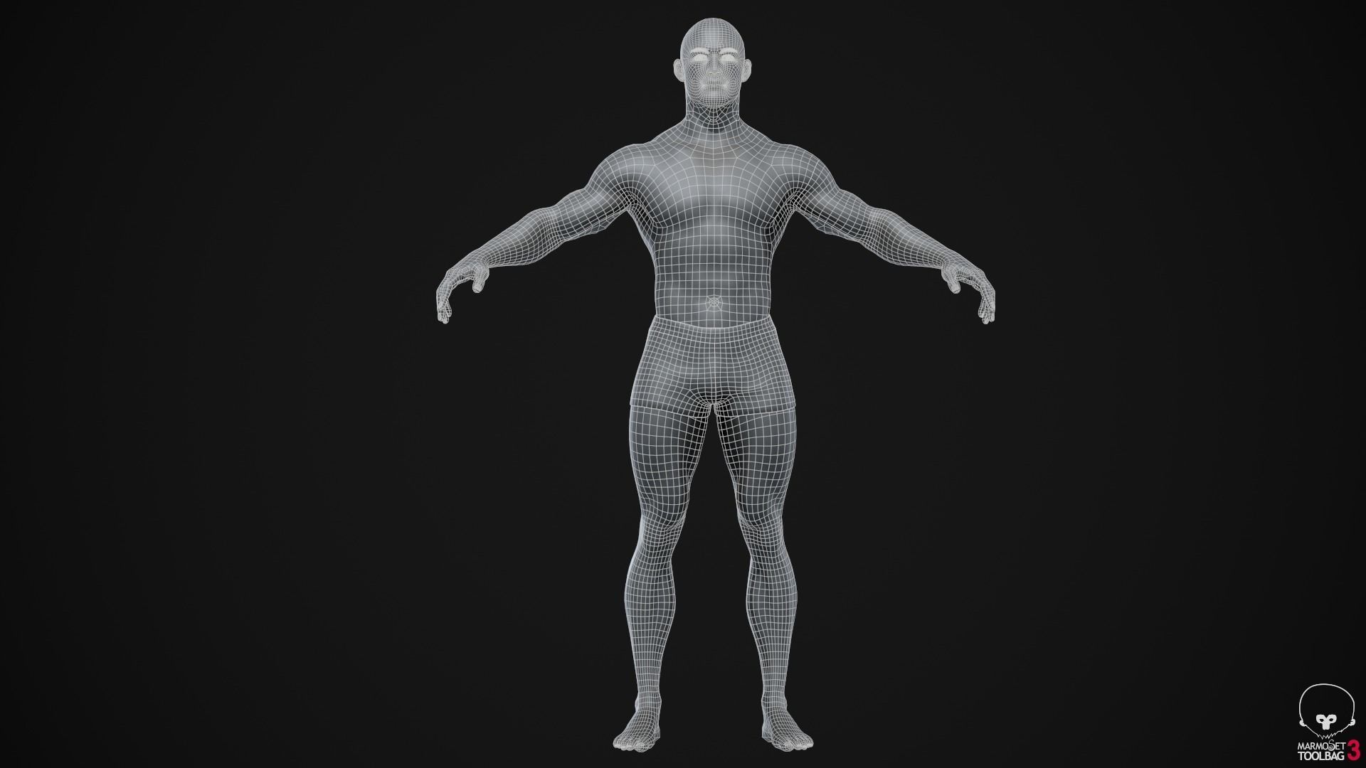 Muscle men pack 3D Model Collection_33