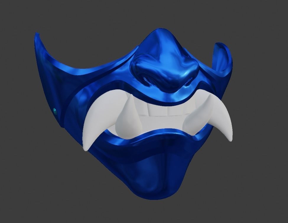 Kitana mask from Mortal Kombat 11 - Earthrealms ally 3D print model_5