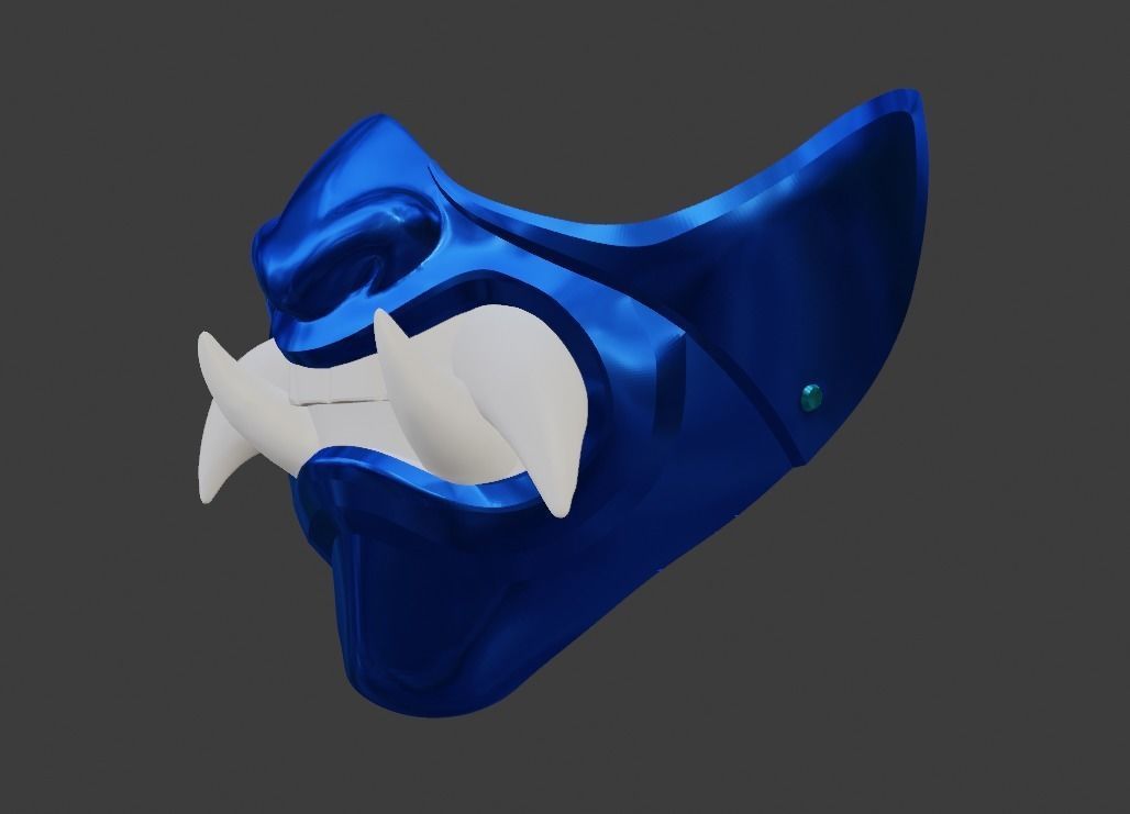 Kitana mask from Mortal Kombat 11 - Earthrealms ally 3D print model_4