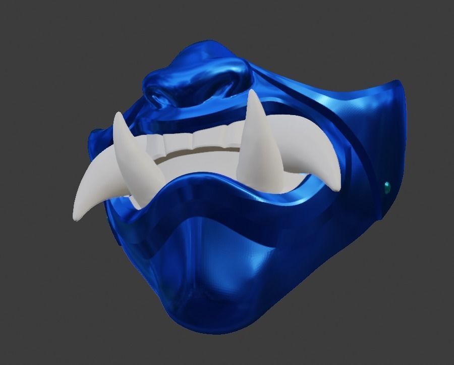 Kitana mask from Mortal Kombat 11 - Earthrealms ally 3D print model_7