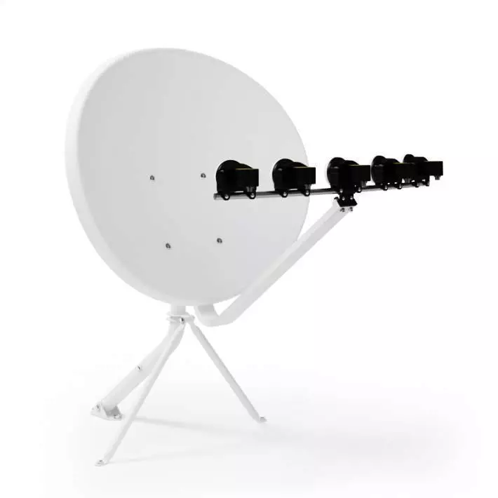 Home Satelite Antenna 3D model_0