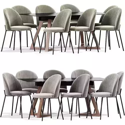 Cloyd Dining Chair Table