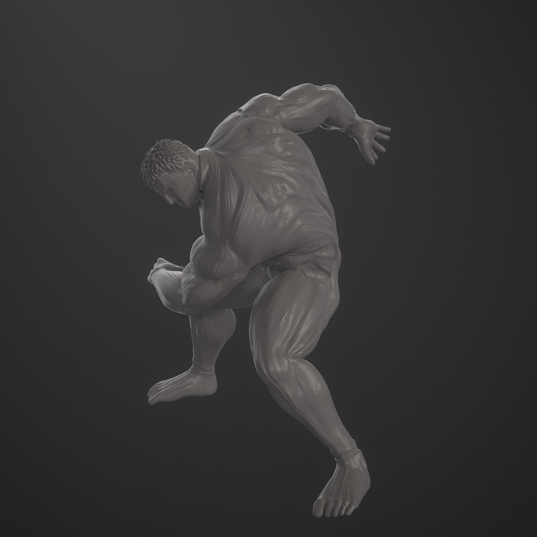 Armored titan reiner braun from attack on titan 3D print model_12