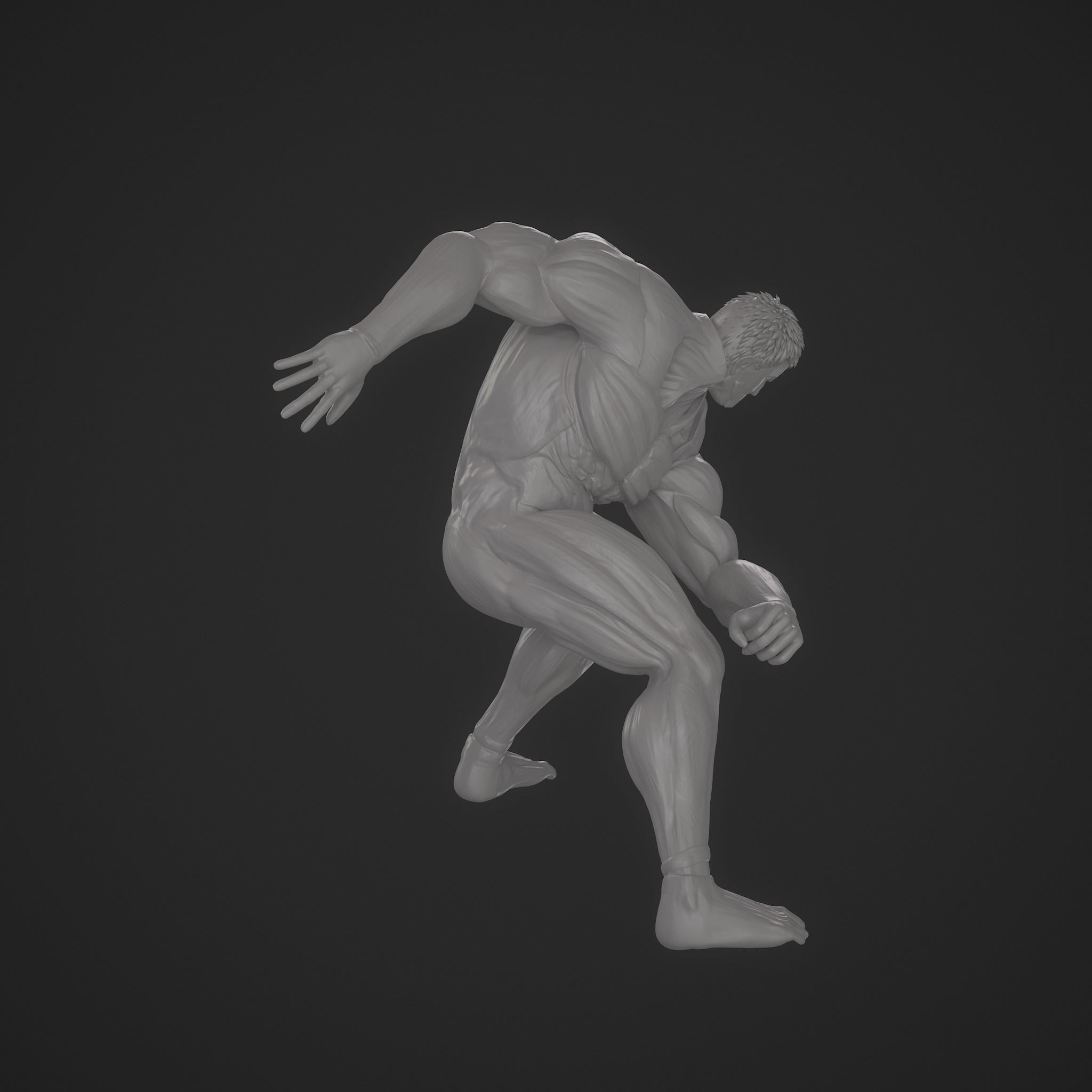 Armored titan reiner braun from attack on titan 3D print model_9