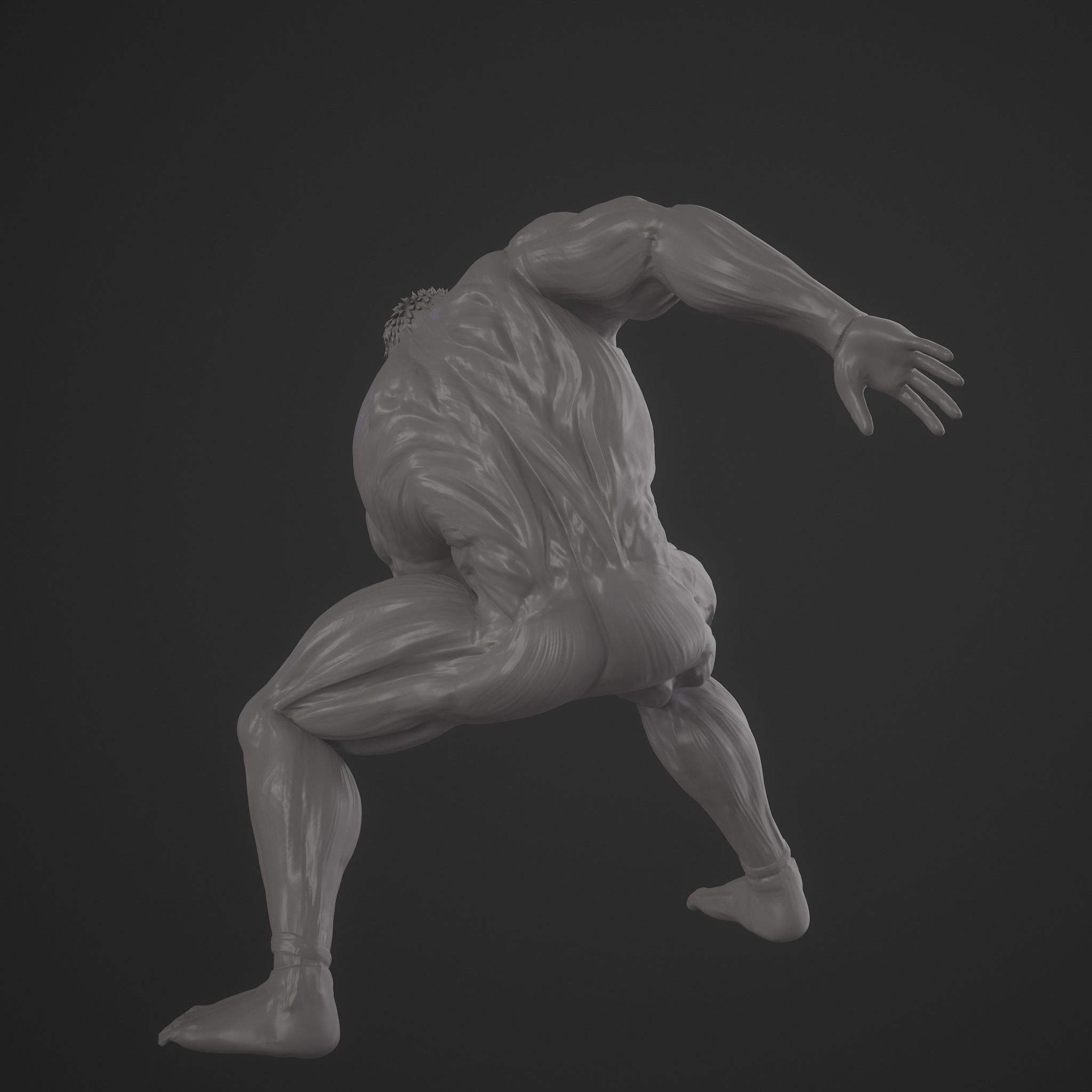 Armored titan reiner braun from attack on titan 3D print model_10
